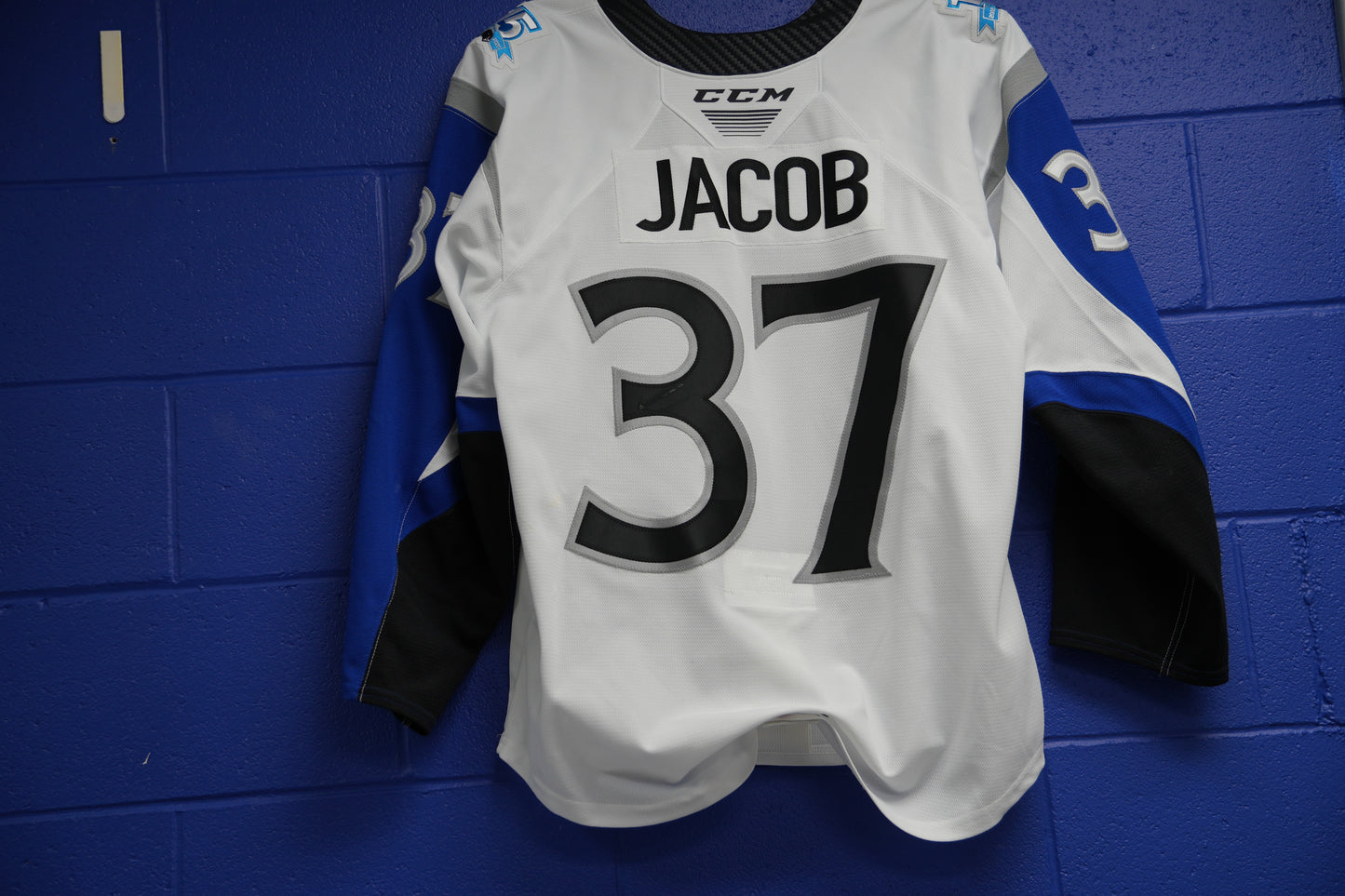 Game-Worn Jersey: #37 Jacob (white)