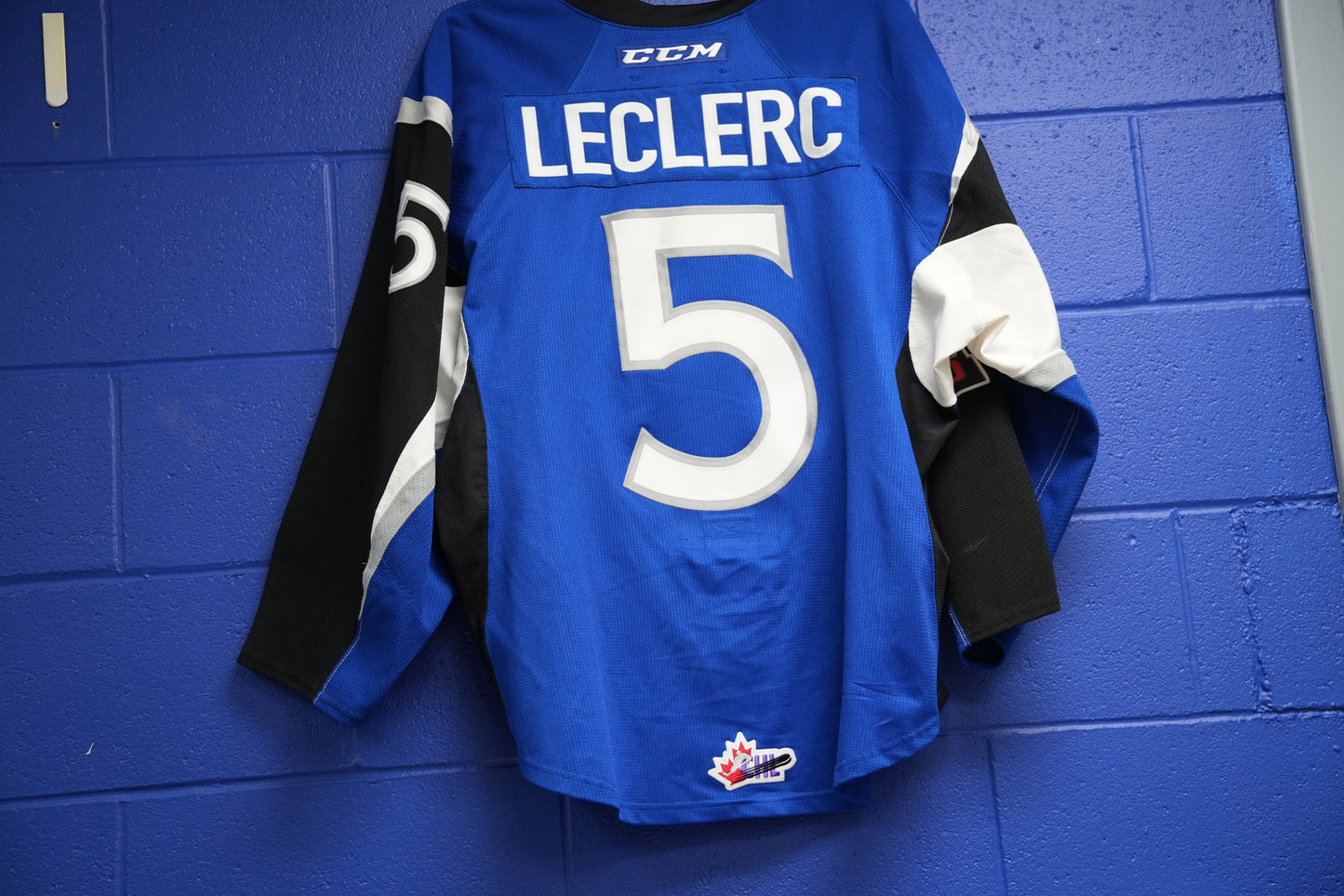 Game-Worn Jersey: #5 Leclerc (Blue)