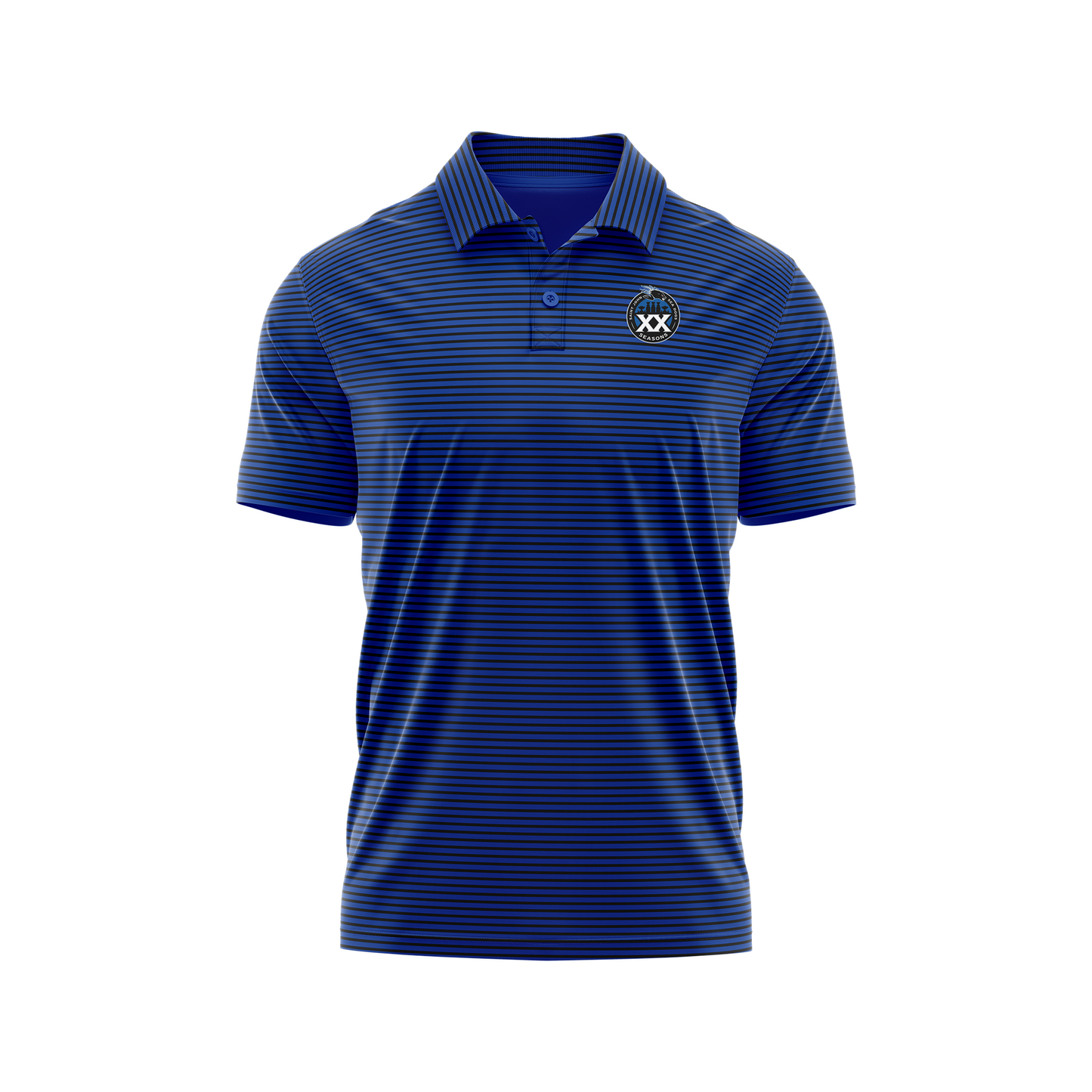 20th Anniversary Golf Shirt (Striped)