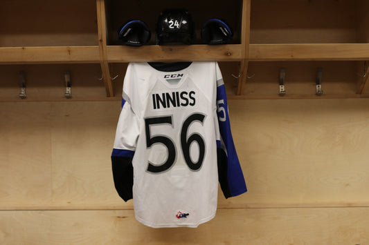 Game-Worn Jersey: Christopher Inniss -  White (2020-21)