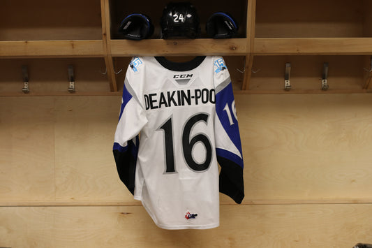 Game-Worn Jersey: Nick Deakin-Poot -  White (2019-20)