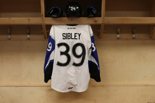 Game-Worn Jersey: Brendan Sibley -  White (2018-19)