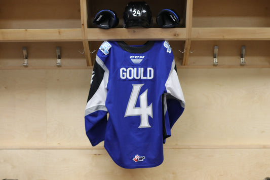 Game-Worn Jersey: Matt Gould  -  Blue (2019-20)