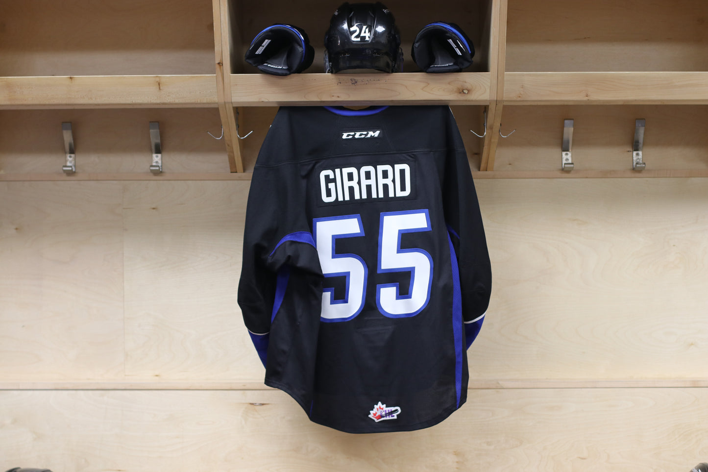 Game-Issued Jersey: Alexis Girard - Black (2017-18)