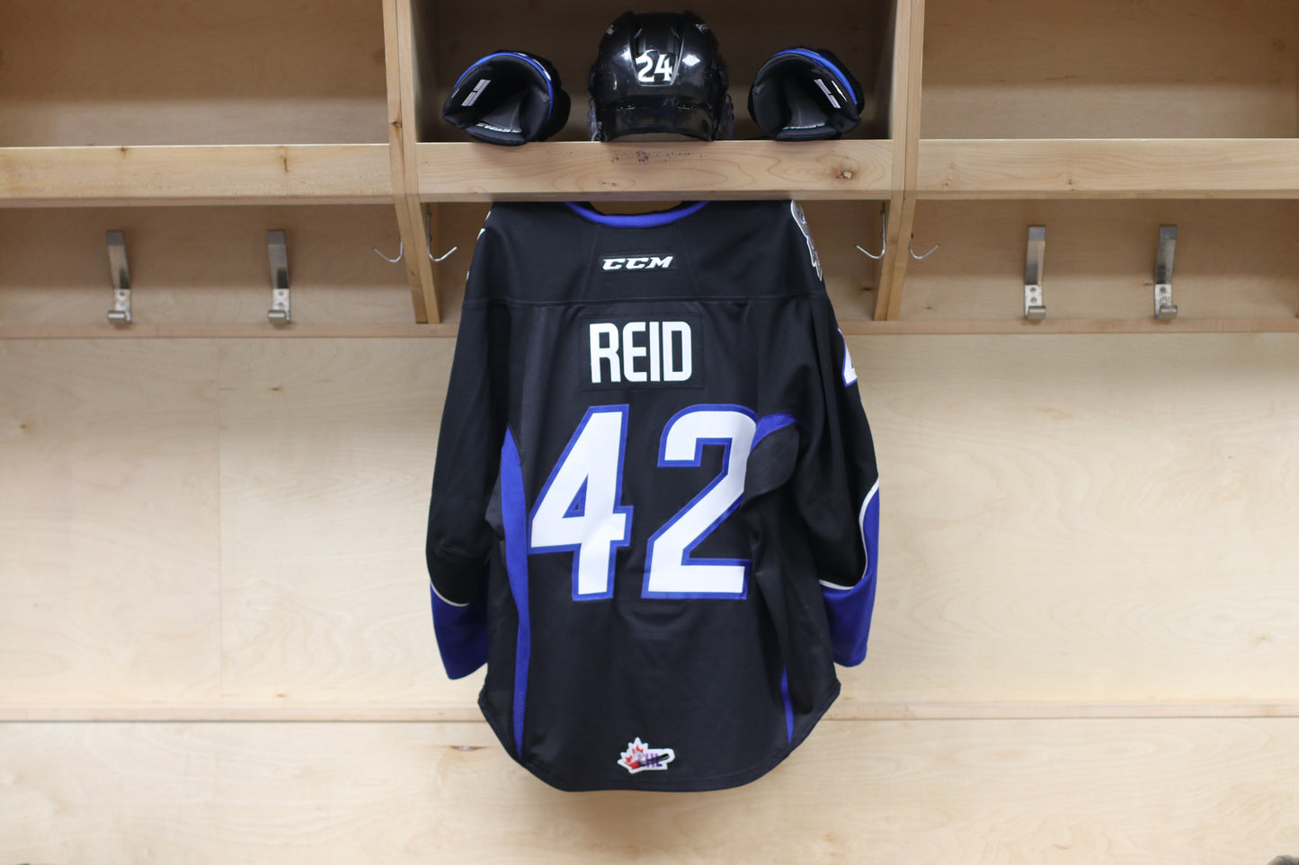 Game-Issued Jersey: Ben Reid- Black (2017-18)