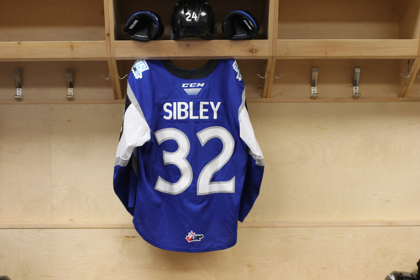 Game-Worn Jersey: Brendan Sibley  -  Blue (2019-20)